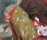 Washing wool painting by Esther Tyson