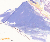 Cairngorms diptych 1  painting by Esther Tyson