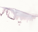 Cairngorms diptych 2  painting by Esther Tyson