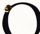 Queen Bumble screenprint by Esther Tyson