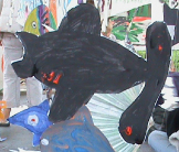 Hammerhead Oceans Alive kids drop-in art event. Manchester